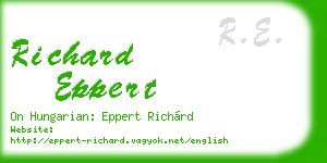 richard eppert business card